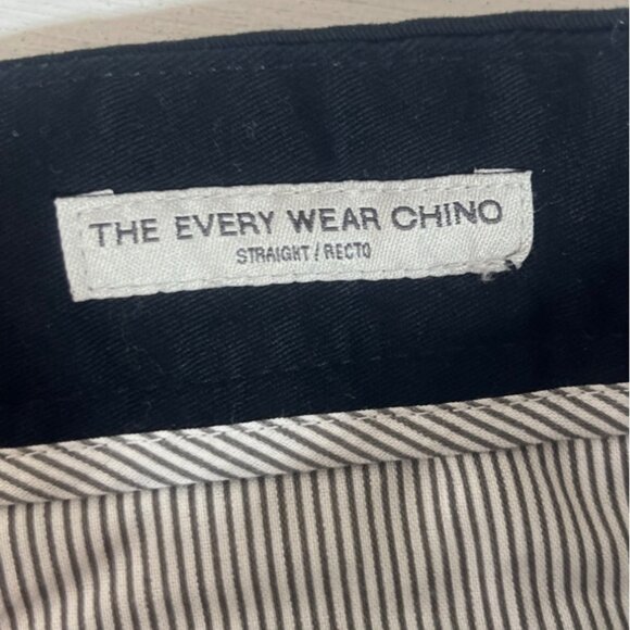 Goodfellow Straight Chino Pants Mens 40 X 30 Black New Stretch - Picture 7 of 11